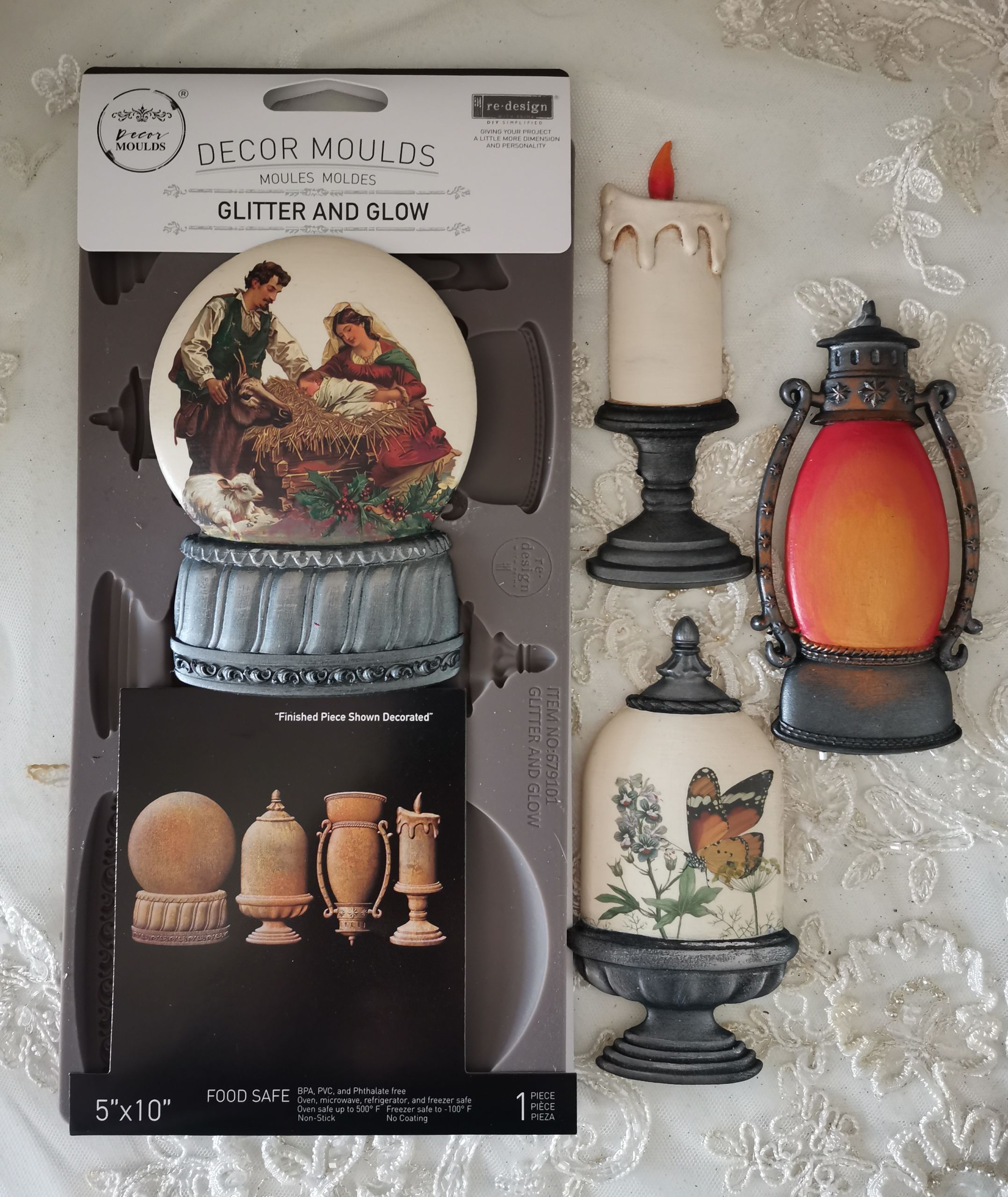 Redesign With Prima Moule Glitter And Glow