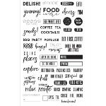 Prima Planner Stamps Food & Travel