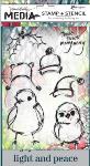 Dina Wakley Scribbly Holiday Birdies