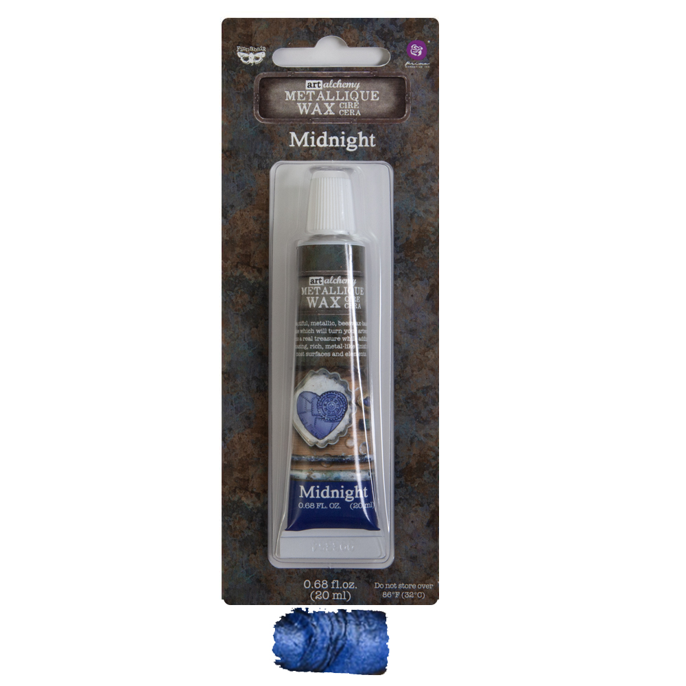 Finnabair Tube Wax Metallique Midnight