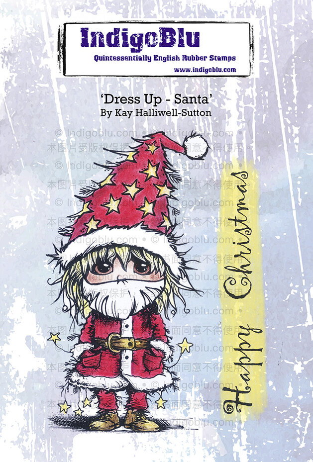 IndigoBlu Tampon Dress Up Santa